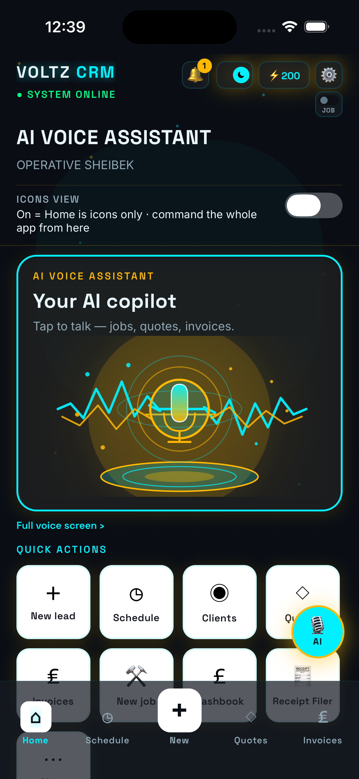 AI Voice home