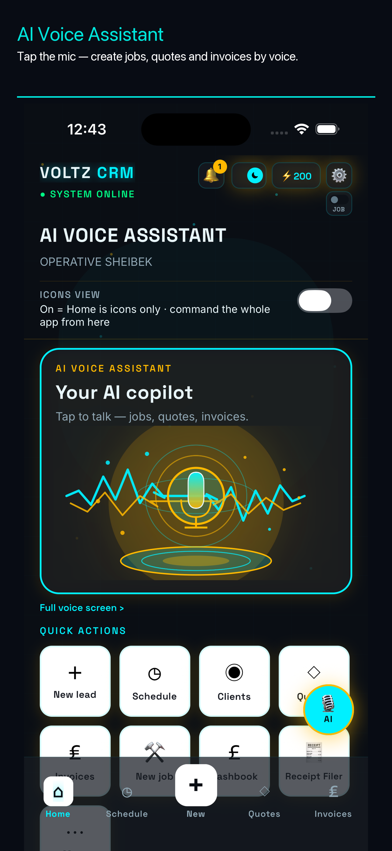 App Store AI Voice home
