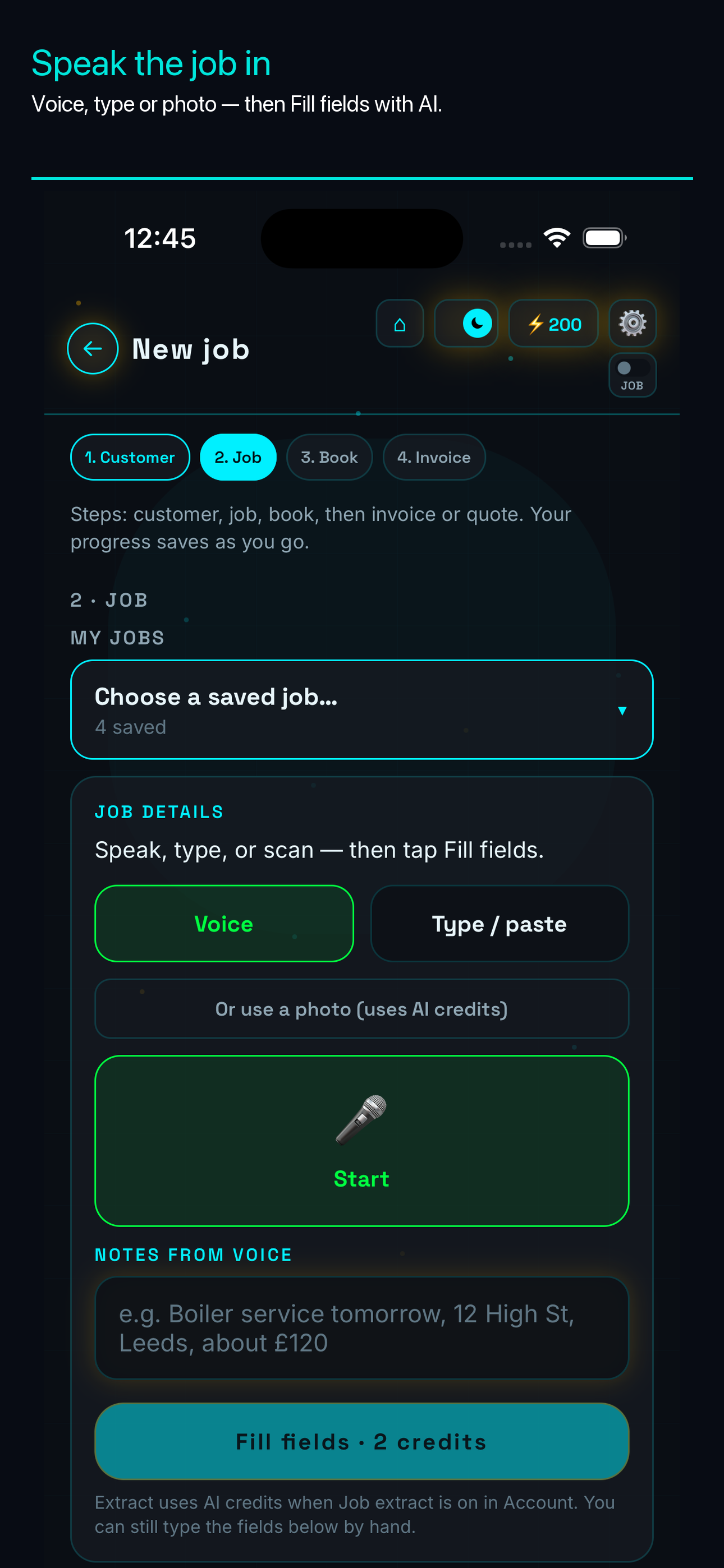 New job speak